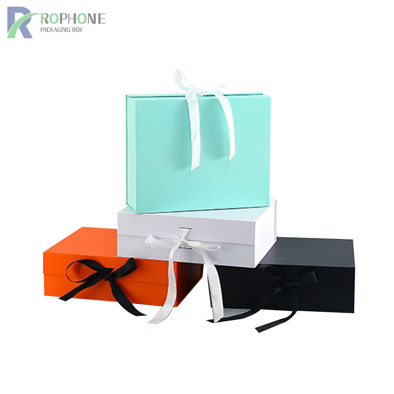cajas de regalo de paquete plano con tapas