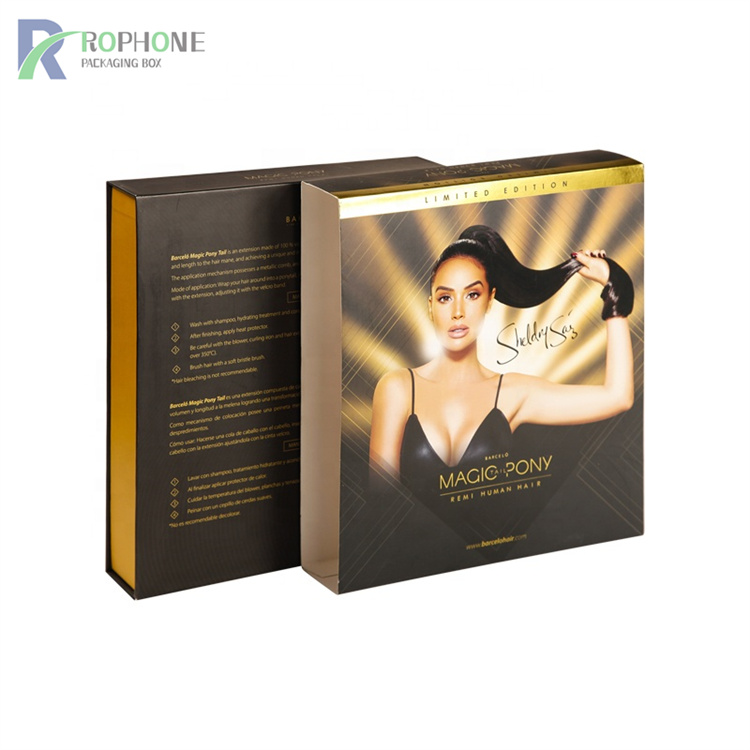 caja de embalaje para el cabello
