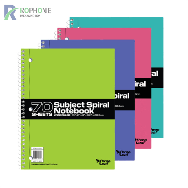 Cuaderno de papel rayado