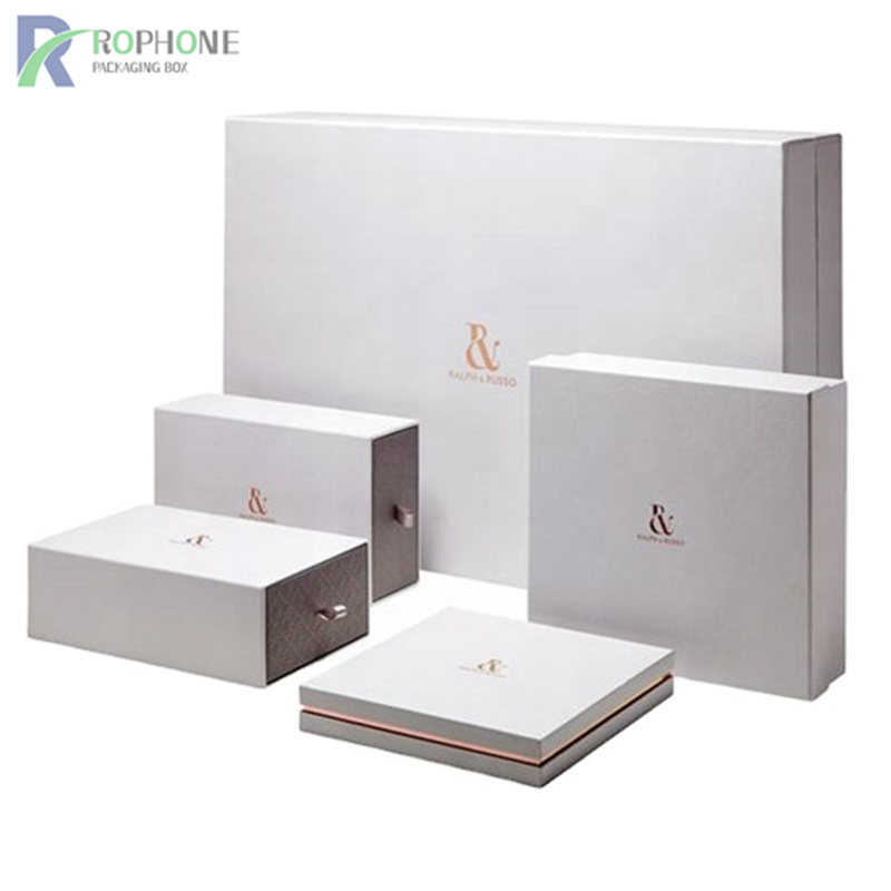 cajas de regalo de cartón blanco